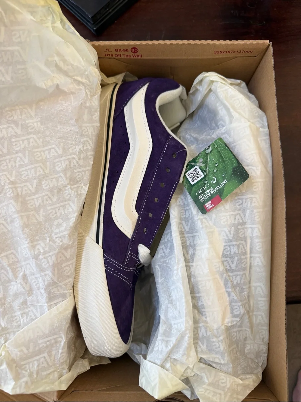 Vans Old Skool Suede Sneakers in Purple and White